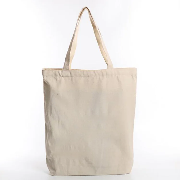 

Top quality promotional printed logo plain white fabric cotton canvas tote shopping bag, Any color from our color card