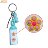 100% Brand New Plastic Soft PVC Keyring Key Ring Chain Fob Perfect Addition To Your Keys