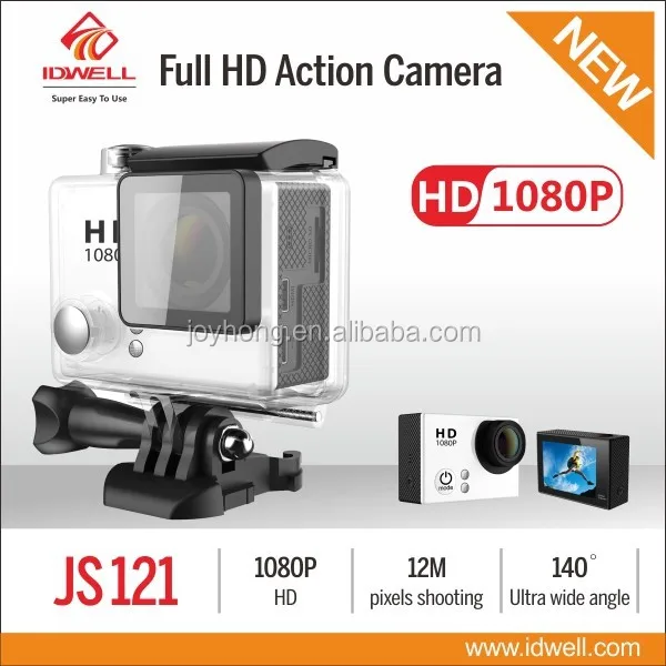 Joyhong Full HD 1080P waterproof wifi sports camera with 140 wide degree with remote control action camera