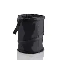 

Universal Traveling Portable Car Trash Can - Black Collapsible Pop-up Leak Proof Trash Can bin
