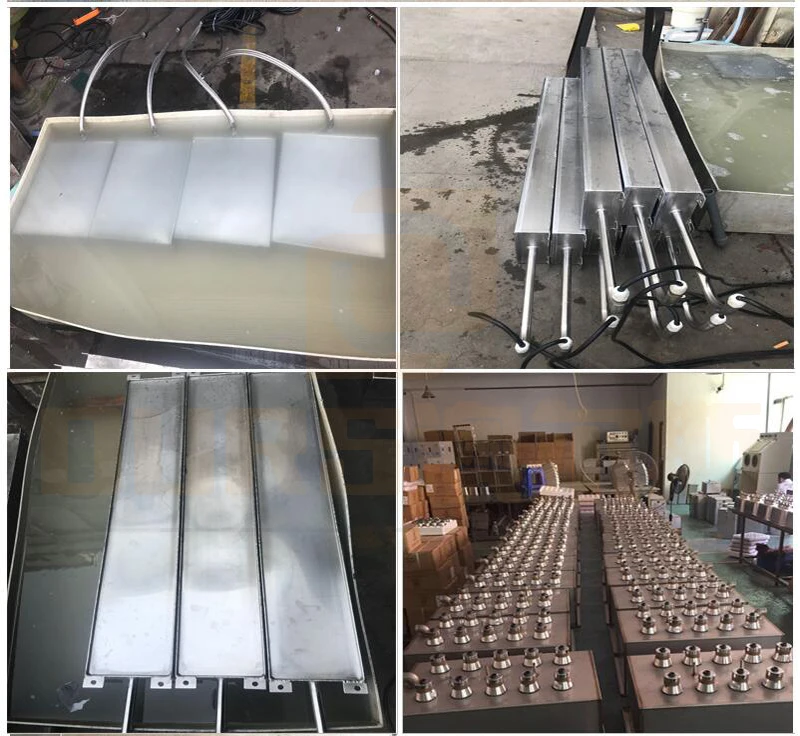 Immersible Ultrasonic Transducer Pack and generator for auto parts cleaning Immersible ultrasonic transducer pack