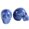 Free sample craved quartz crystal skulls red jasper natural life size human amethyst