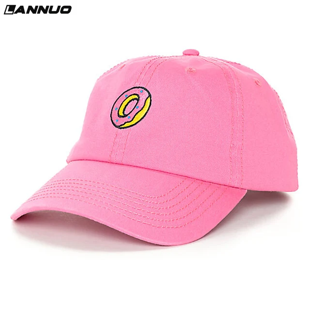 bright colored baseball caps