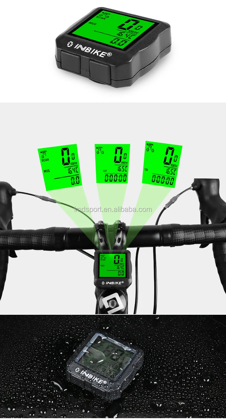 Inbike Wired Waterproof Speedometer Bicycle Computer Buy Ys Bicycle