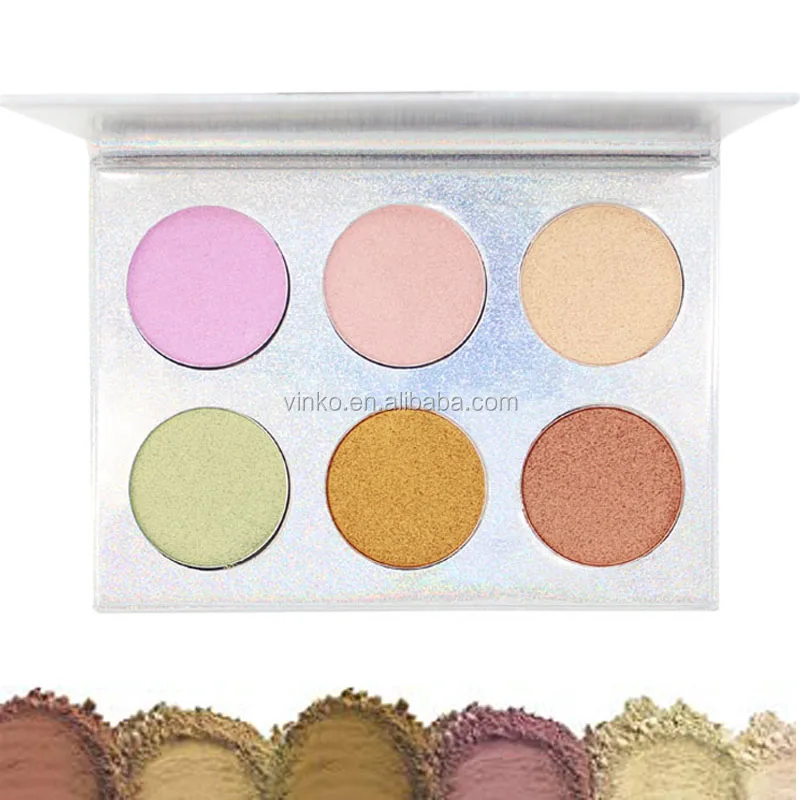 New 6 Color Single Highlighter Powder Make Your Own Name Brands Face Powder