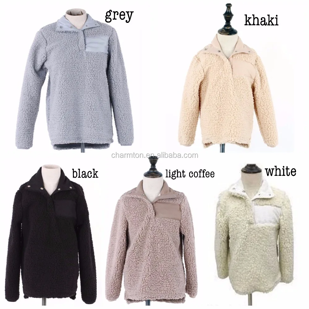 wholesale sherpa pullover