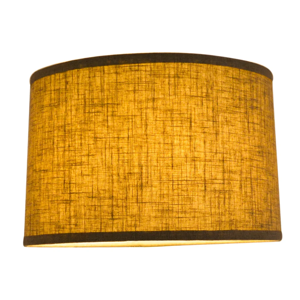 Handmade Empire Drum linen Fabric light cover floor table Lamp shade