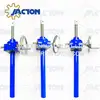 australia au client inverted JTW-2.5T adjustable jack keyed screw 200mm travel 1/6 ratio with manual crank lifts