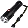Outdoor Stepless Adjusted Brightness Zoom T6 L2 LED Japan Made Torch Light