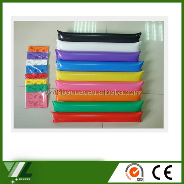 
custom hand held inflatable supporter cheer balloon stick 
