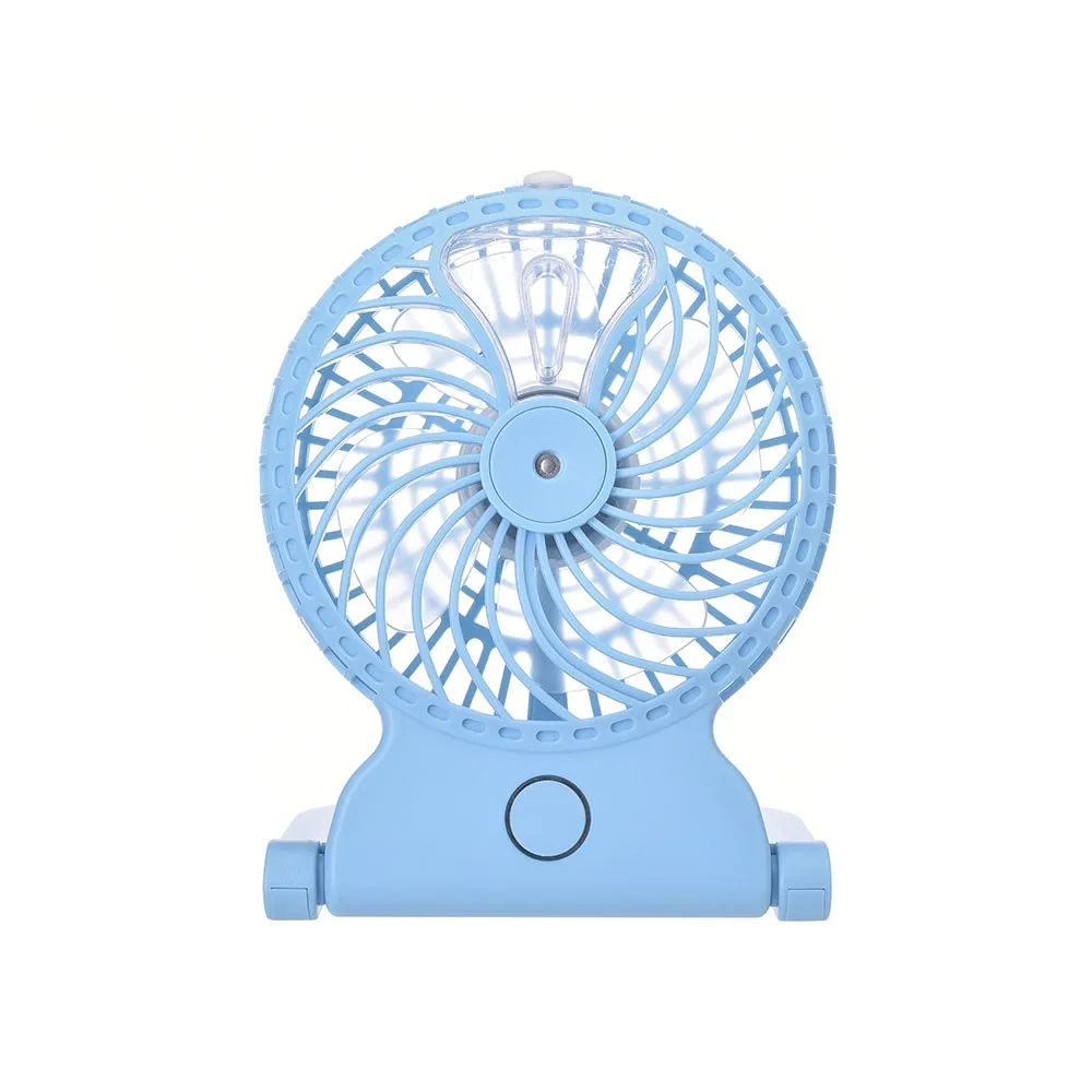 Table usb spray water humidifier air cooling outdoor mist fan with led lamp light_HL3747