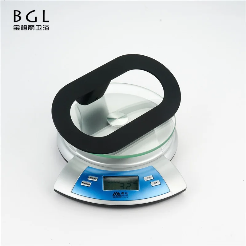 
18232 Bathroom Fitting Fashion Wall Mounted Zinc Alloy Towel hanger Rubber Paint Towel Holder hand Towel Ring 