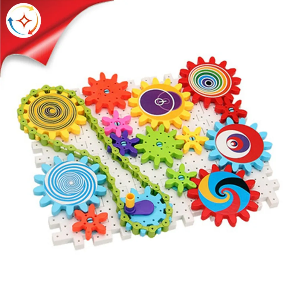 New Arrival Diy Interlocking Learning Blocks 118 Pcs Bricks Gear
