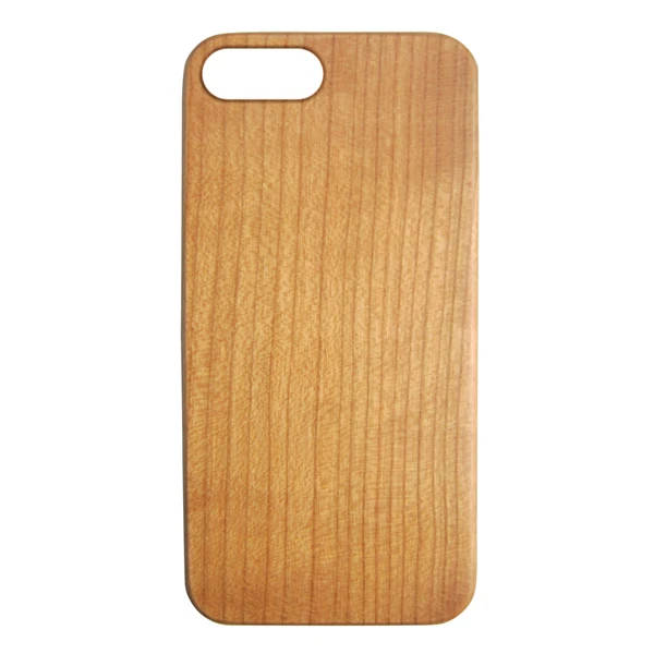 

Factory wholesale for iPhone 6/7 hard PC wood back cover accept custom engraving logo blank real cherry wood phone case