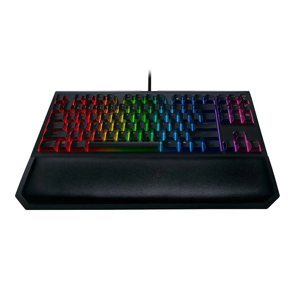 

NEW Razer BlackWidow Tournament Edition Chroma V2 Mechanical Gaming Keyboard RGB Tactile Razer Orange Switches - Black