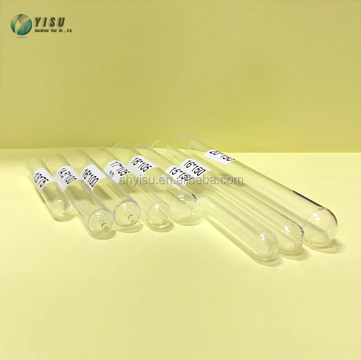 5ml 10ml 16ml 18ml 20ml 25ml Clear Plastic Test Tube With Lid - Buy 5ml ...