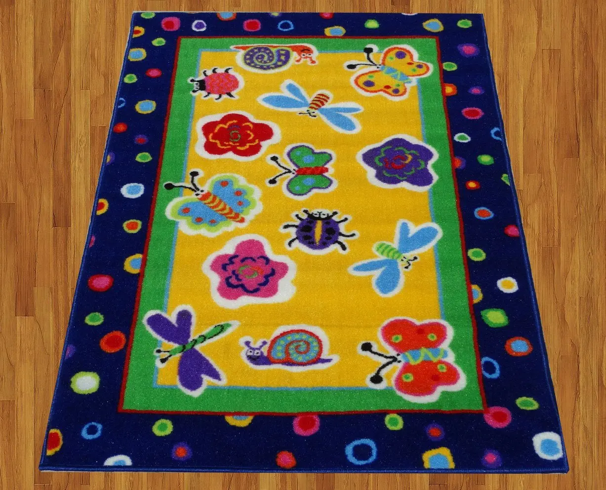 green kids rug