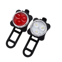 

80lumen USB rechargeable 3w Led raypal bike tail light bicycle