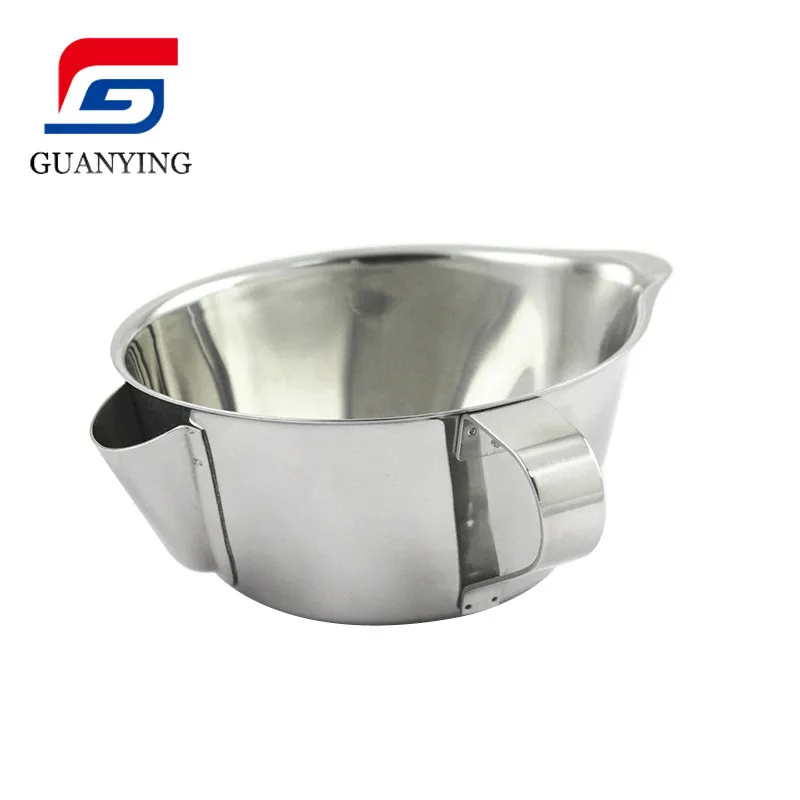 
kitchen tool cooking oil separator cup grease fat separator bowl stainless steel grease separate bowl 