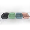 SD factory hand craft graceful woven PE rattan household restaurant using small size food basket for grape