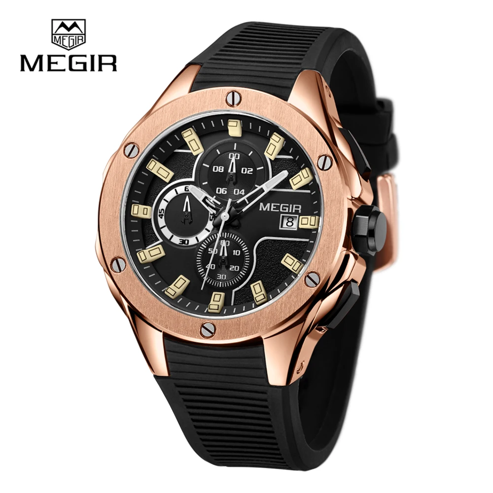 

Waterproof Silicone Band Brand Men Watch Sport Military Army Fashion Watch