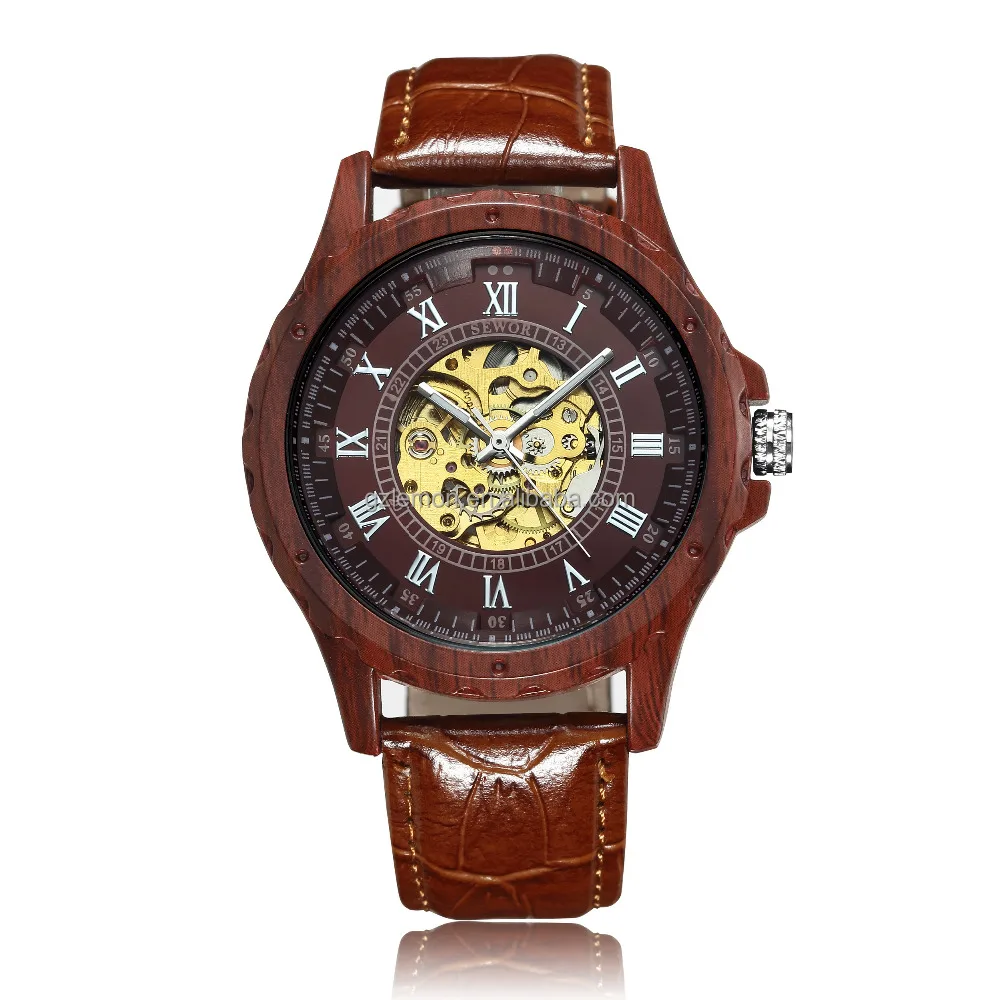 

Men's Mechanical Elegant Skeleton Dial Wrist Watch