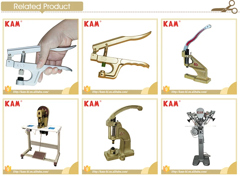 Dk-93 Portable Custom Hand Press Button Machine For Snaps , Eyelets