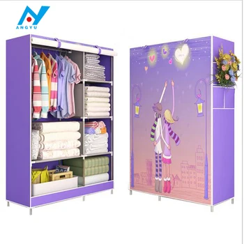 Simple Design Bedroom Movable Wardrobe Roller Shutter Doors Design