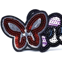 

Wholesale Sew on 3D Design Custom Sequin Applique Embroidery Patches