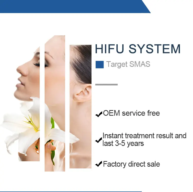 facial beauty & slimming body and face hifu machine for skin tightening
