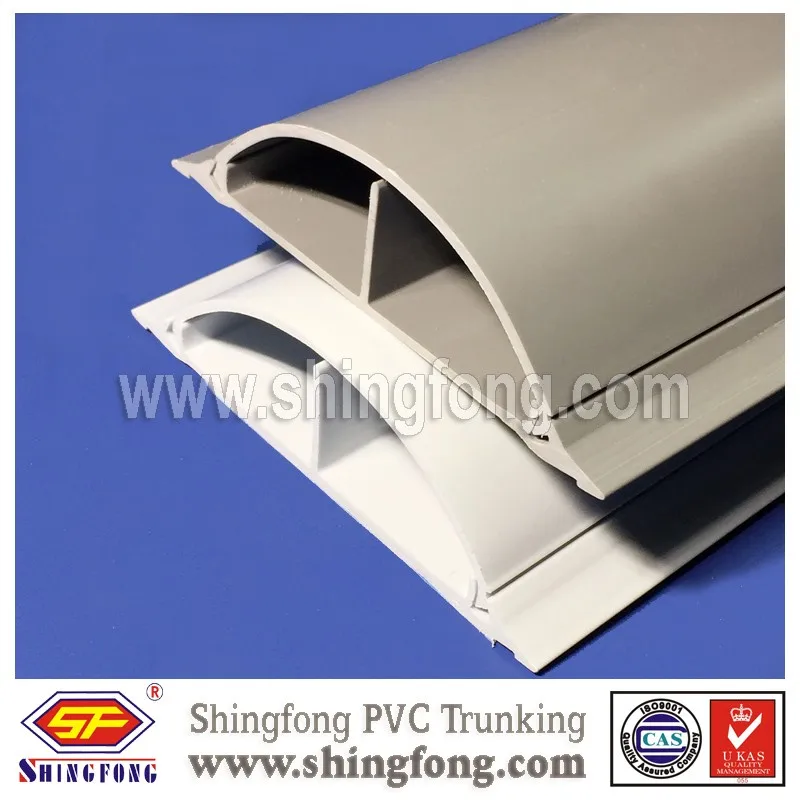 PVC 코드 커버 하프 문 케이블 덕트 아크 바닥 케이블 트렁킹 PVC 바닥 케이블 트렁킹| Alibaba.com