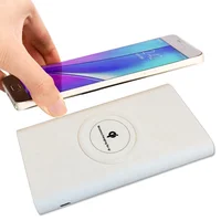 

3 in 1 Qi standard wireless charging mini portable mobile phone charger power bank 10000mah