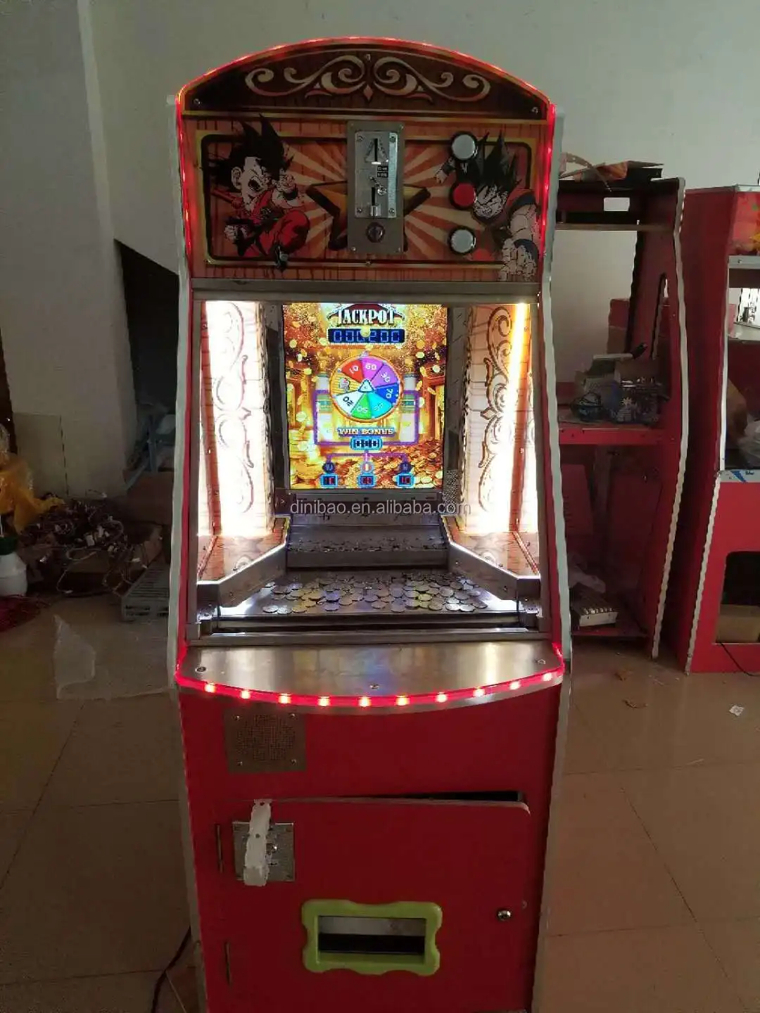 Arcade Gold Fort Game Ticket Redemption Games Coin Pusher Machine For