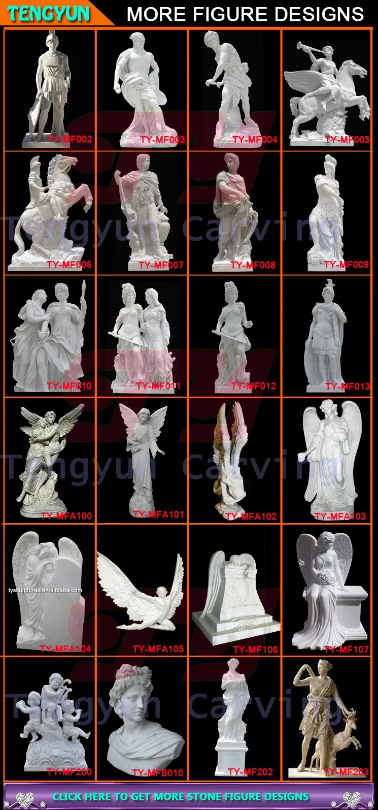 western marble figure and stone angel statue.jpg