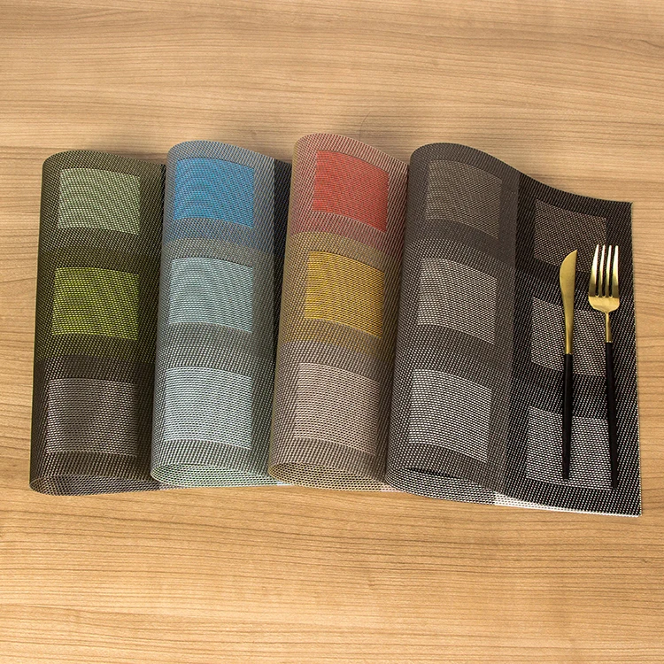 

MY-135 restaurant plastic table accessories placemats in amazon, Red