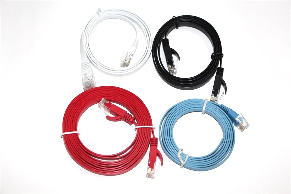 Colorful Oem Flat Patch Cord,Oxygen Free Copper Flat Cat6 Patch Cable Buy Flat Cable Cat6e Pvc