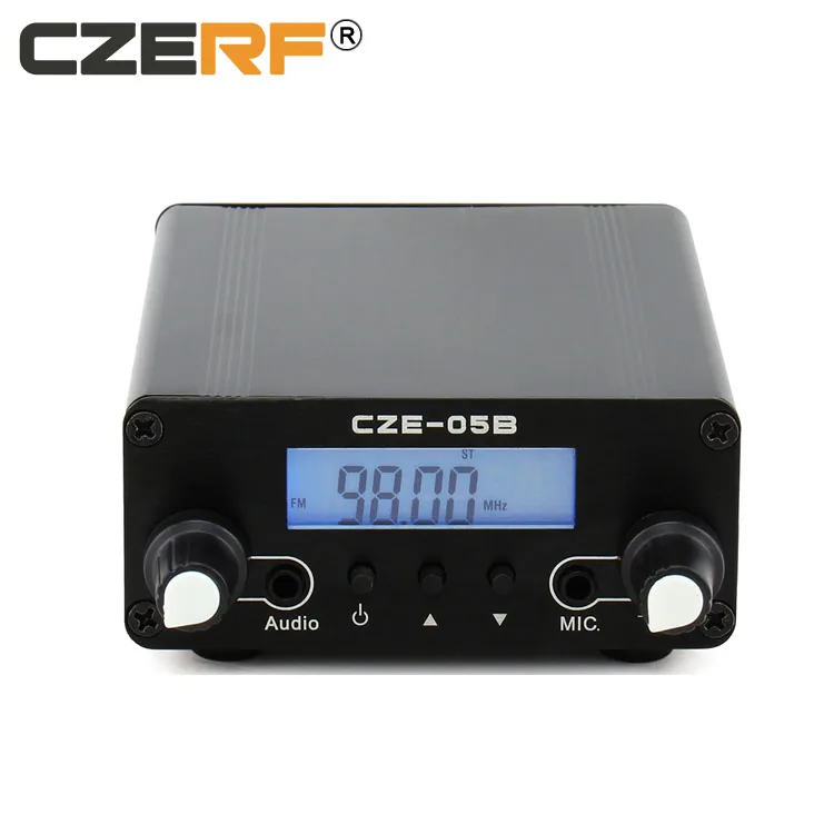 

0.5 Watt low power Wireless Stereo PLL fm transmitter for Radio Station, Black