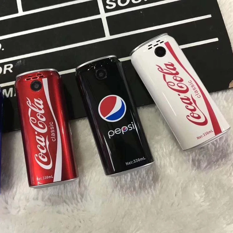 2019 new model smallest mobile phone beautiful mobile phone with Cola phone lighter mobilephone