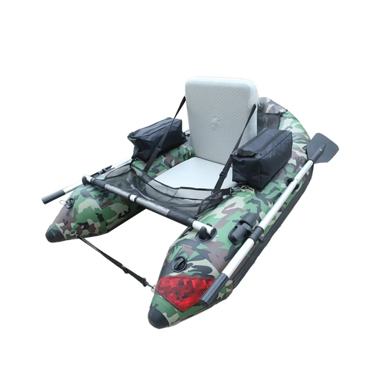

0.9mm PVC inflatable belly boat for fishing, Customized