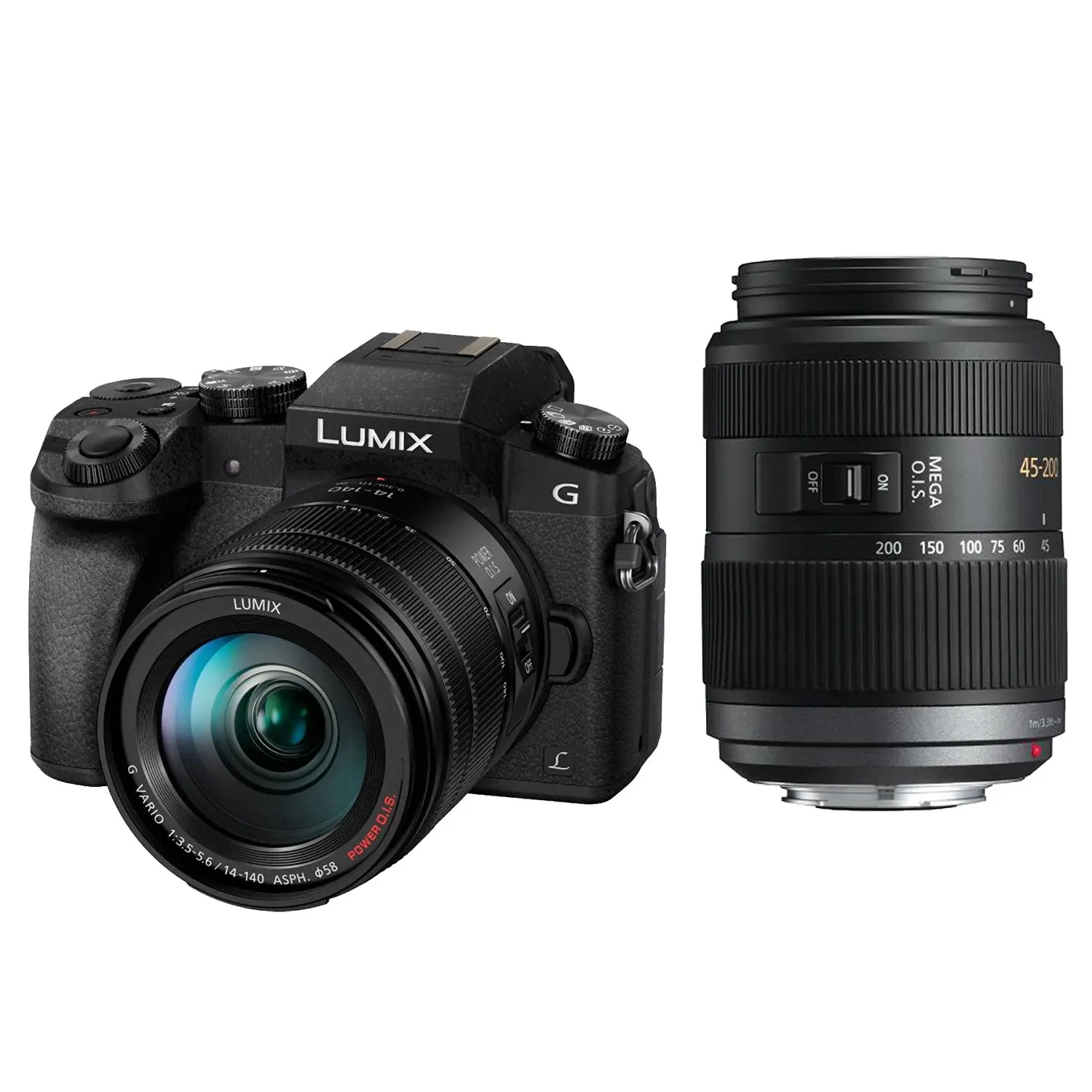 Buy Panasonic Lumix G7 Camera With 14 140mm Lens Black And Panasonic 45 0mm F 4 0 5 6 Lumix G Vario Mega Ois Zoom Micro Four Thirds Lens In Cheap Price On Alibaba Com