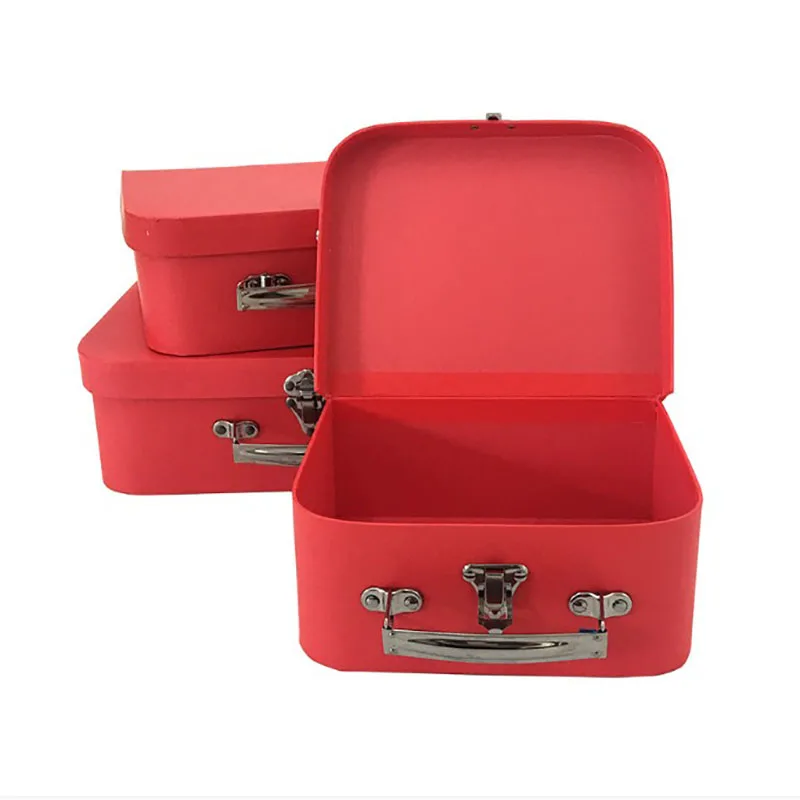 Kawayi Cute Mini Rigid Cardboard Suitcase Gift Box For Kids Buy Mini