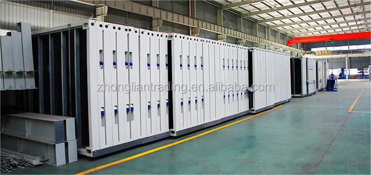 German low cost prefab 40 ft modern shipping container house for rent