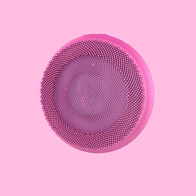 

Silicone Facial Cleansing Brush Beauty Personal Care Machine Electric Vibration Facial Massager, Pink, purple, green