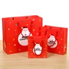 Custom red apple Christmas gift bag paper bag New Year gift bag