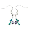 Special Design jewelry sets thailand 925 Silver Sterling charm Dangle Earrings Elegant opal earring