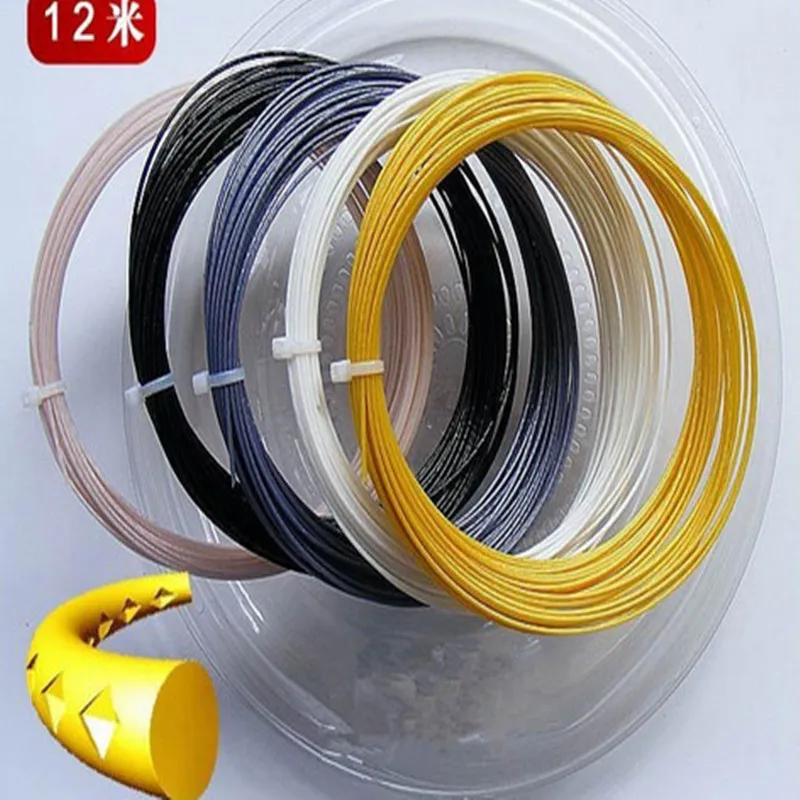 

Wholesale brand quality Big Banger Alu Power Rough tennis strings for professional player, Black;white;gold;pink;gray