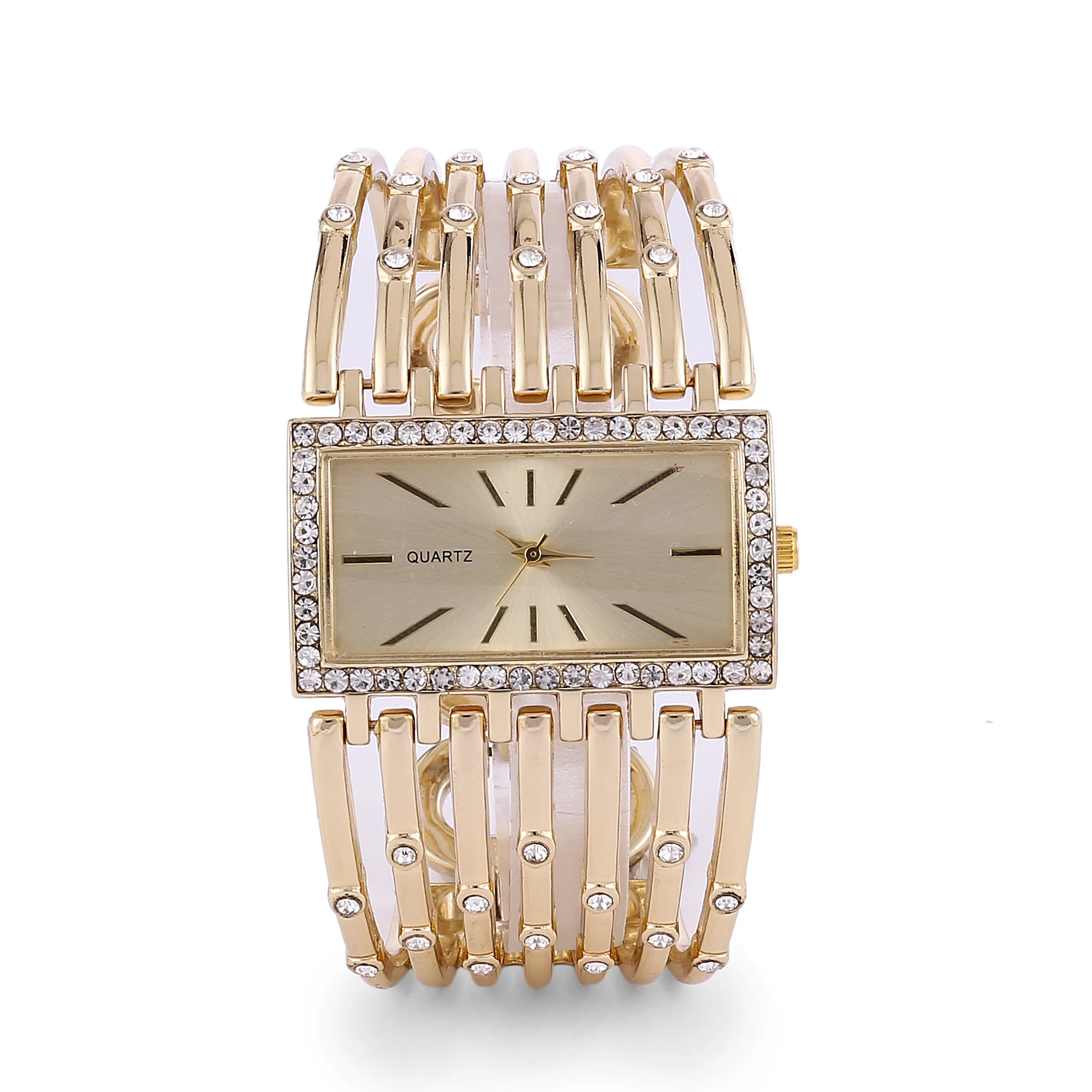 

Popular Diamond-inlaid Rectangular Watch Steel Rose Gold S Bangle Fashion Analog Leather Black Bracelet Watches Women Wholesale, Sliver,rose gold,orange