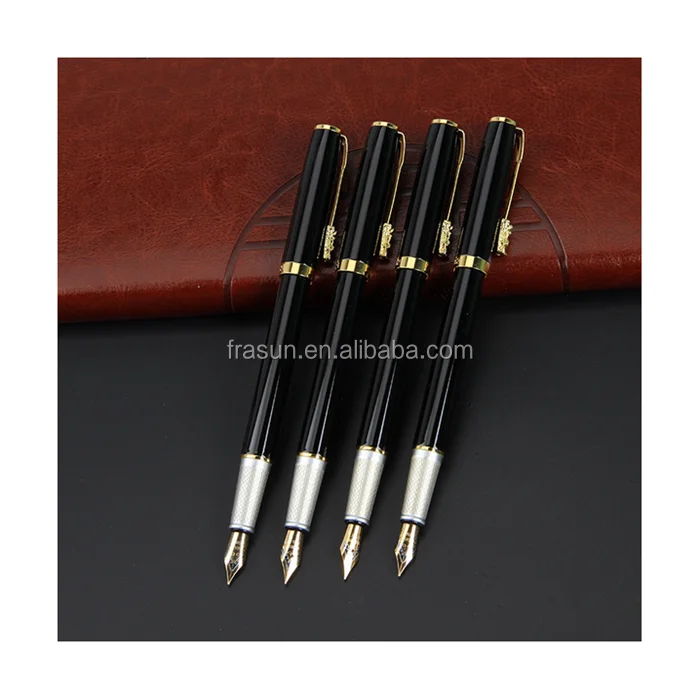 Metal Material and Gold Fountain Pen's Tip Material Fountain Pen