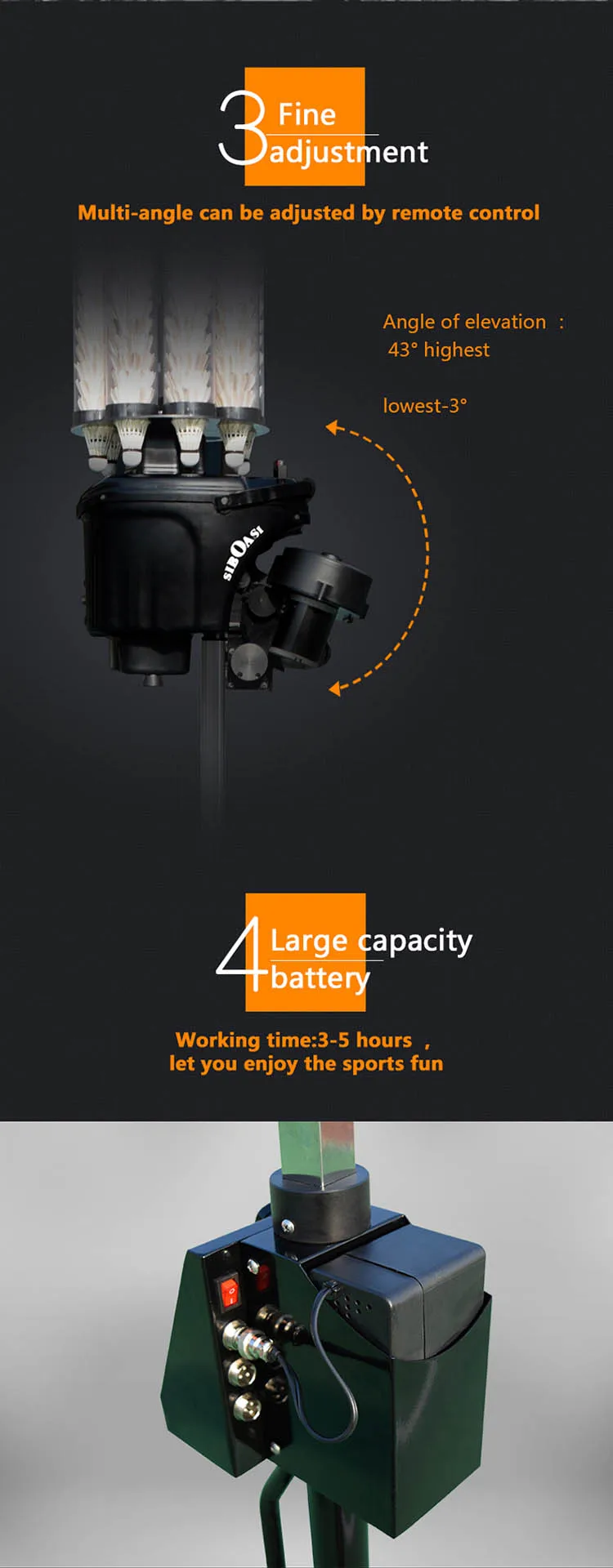 badminton shooting machine