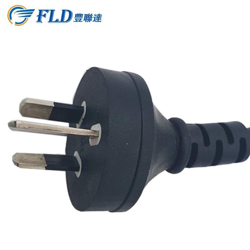 Australia Standard Pvc / Brass Straight Threecore Power Plug